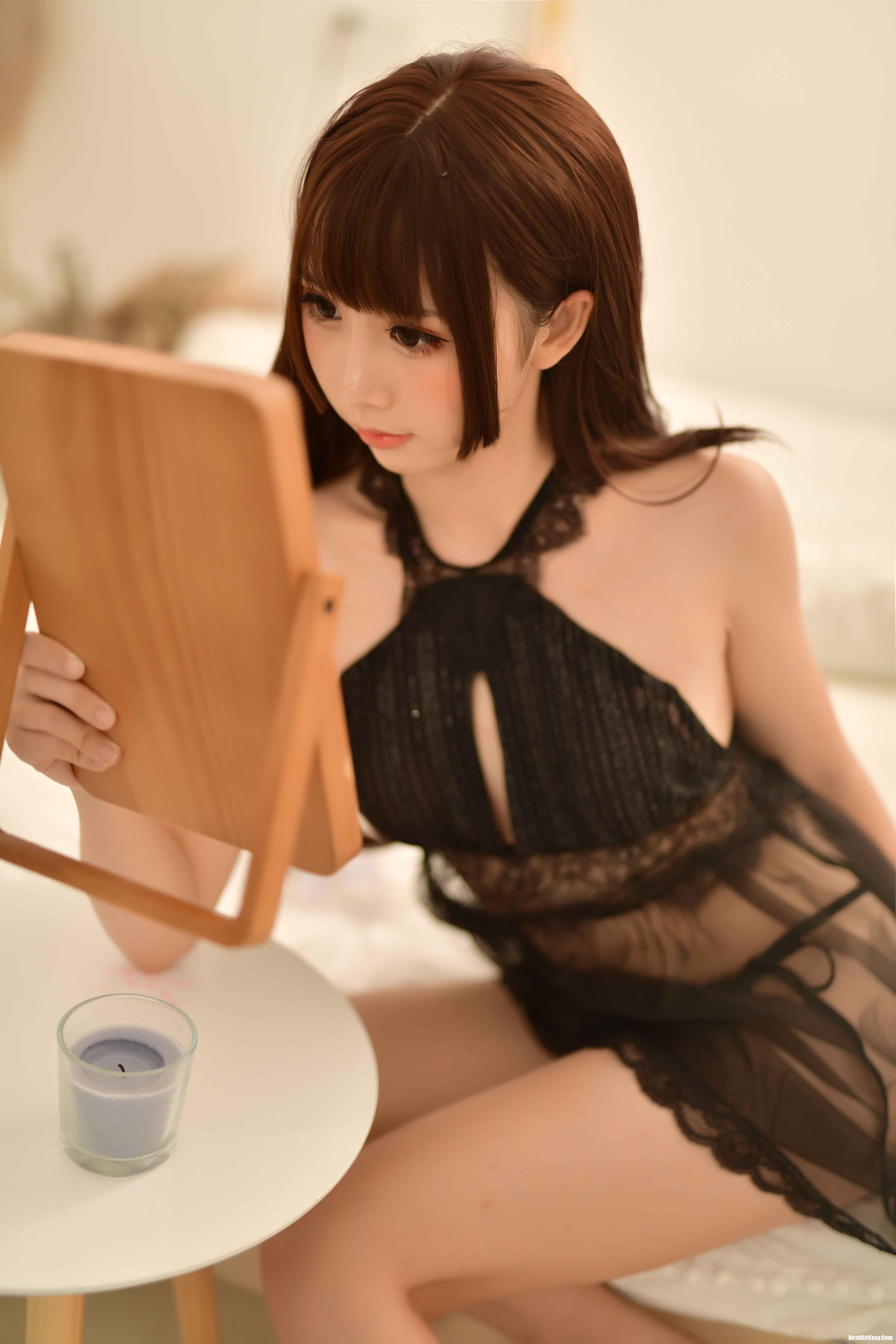 [Coser面饼仙儿] NO.035 Black backless private room 6