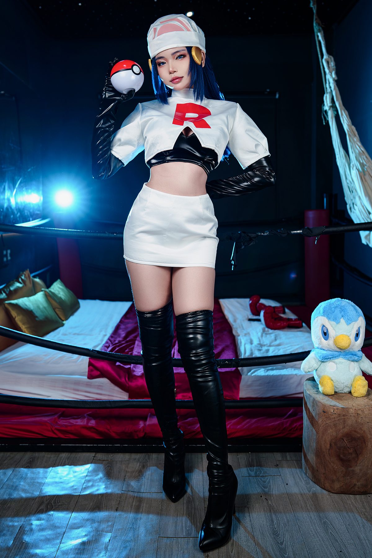 Coser@ZinieQ Dawn Pokemon In Team Rocket Costume 0007 9281286853.jpg