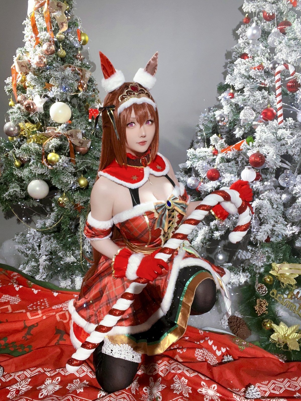 View - Coser@- StarHoshilily - 2023年12月计划A 赛马娘 大和赤骥 圣诞衣装 - 