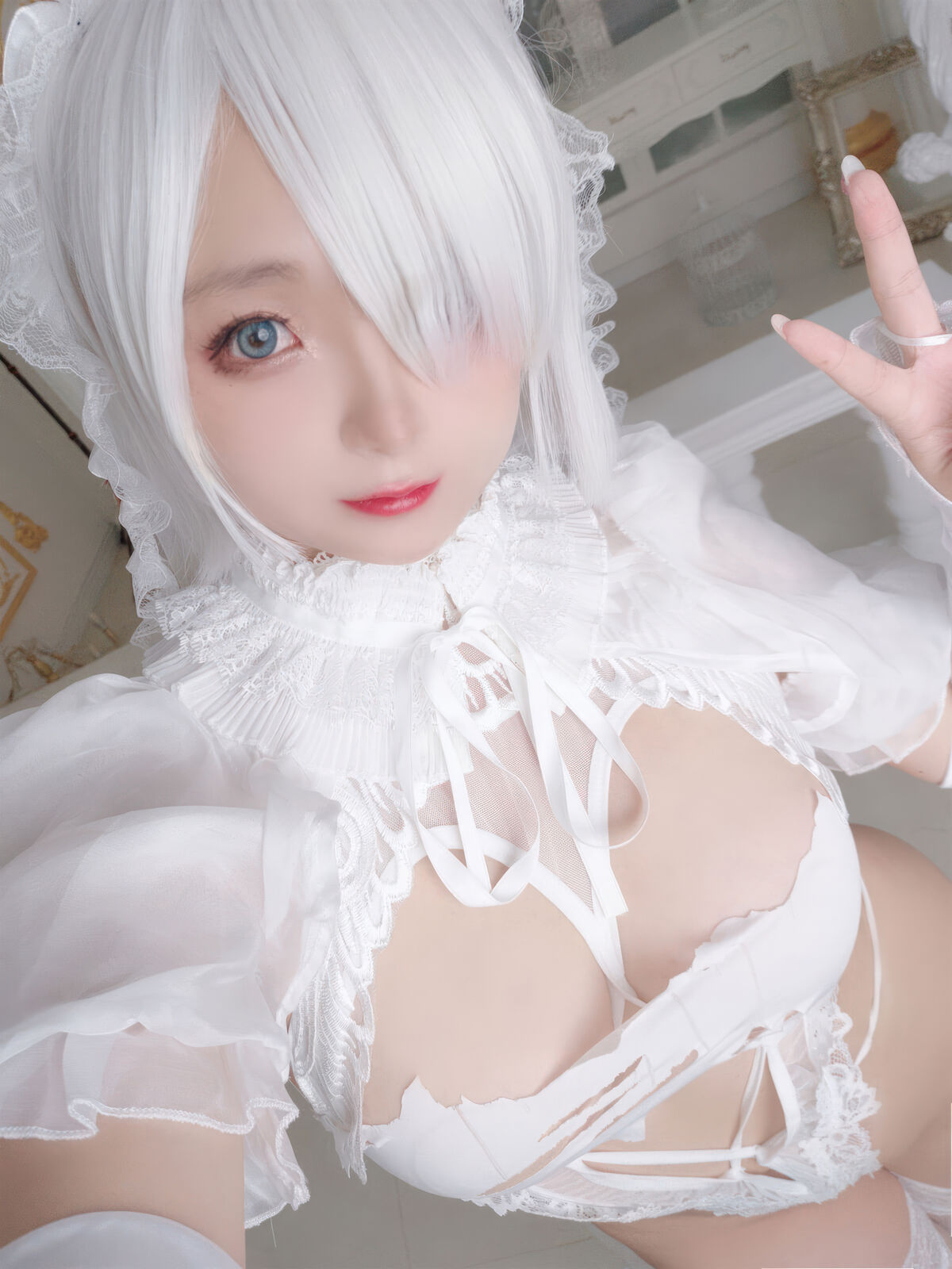 View - Coser@日奈娇 - 白色花嫁 - 